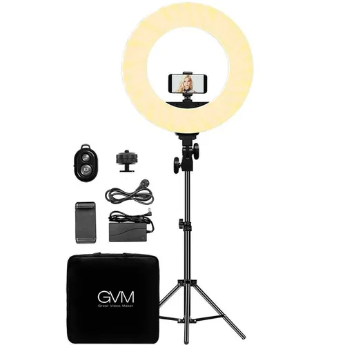 פנס רינג GVM Bi-Color LED Ring Light