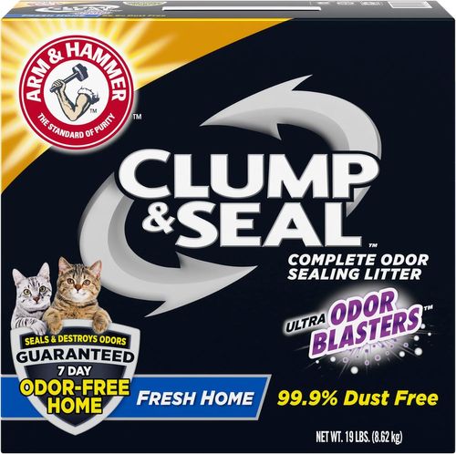 חול מתגבש Clump&Seal בניחוח Fresh Home חול איכותי לנטרול ריחות