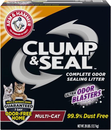 חול מתגבש Clump&Seal MultiCat חול איכותי לבתים עם כמה חתולים