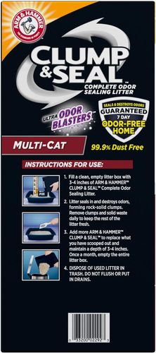 חול מתגבש Clump&Seal MultiCat לחתולים