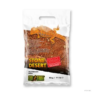 תשתית לזוחלים אקזוטרה חול מדבר אדום 5 ק"ג | STONE DESERT OUTBACK RED
