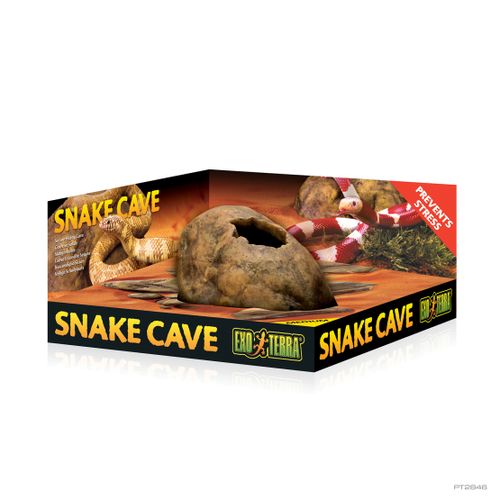 מיסתור לנחשים M אקזוטרה | SNAKE CAVE MEDIUM 21.8 X 13 X 9 cm