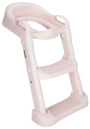 ישבנון מרופד לפעוט עם מונע החלקה וידיות אחיזה - ורוד