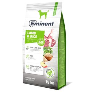 אמיננט כבש ואורז אדולט ללא גלוטן, 15 ק"ג | eminent lamb & rice