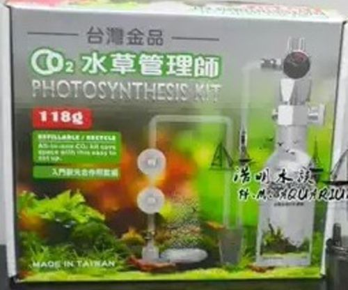 מערכת co2 קומפלט 118 ג' (רב פעמית), טיוואן | co2 photosynthesis kit,