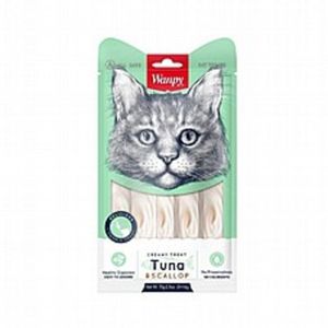 חטיף קרמי לליקוק - טונה וצדפות | creamy treat tuna & scallop, WANPY