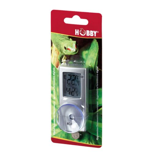 מד טמפרטורה + לחות דיגיטלי, גדול, הובי | Digital Hygrometer/Thermometer