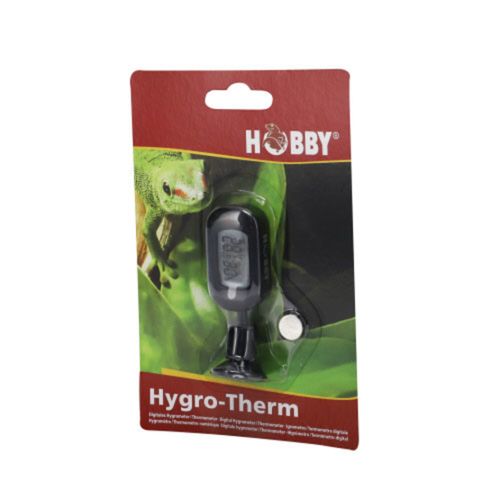 מד טמפרטורה + לחות דיגיטלי, קטן, הובי | Hygro-Therm