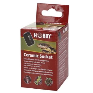 בית נורה קרמי הברגה, הובי | Ceramic Socket