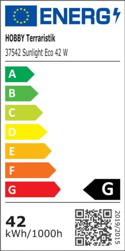 נורה חסכונית אור/ יום חימום 42 וואט UVB, הובי | Sunlight Eco