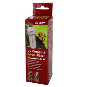 נורת UVB 4% 23W, הובי | UV Compact Jungle