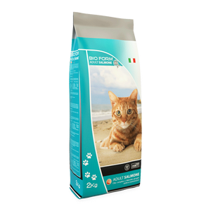 מזון לחתולים ביו פורם אדולט סלמון, 2 ק"ג | bio form aduld salmone