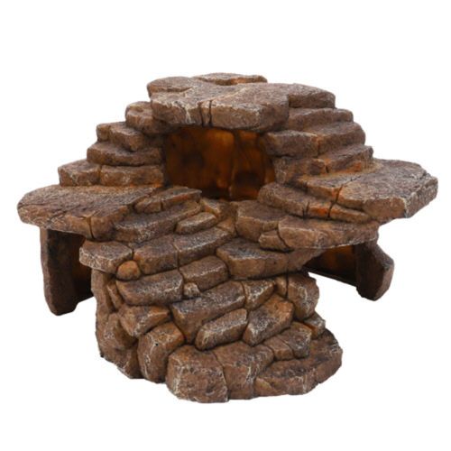 דקורציה מערת מדבר לזוחלים במידות 23X22X15.5, הובי | Desert Cave 3