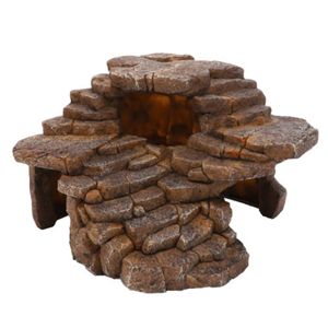 דקורציה מערת מדבר לזוחלים במידות 23X22X15.5, הובי | Desert Cave 3