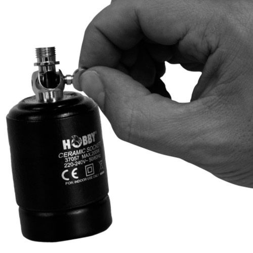 בית נורה קרמי הברגה מתכוונן, הובי | Ceramic Socket Set