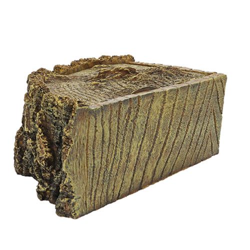 מערה פינתית לזוחלים Corner Cave Bark במידות 21X15X11