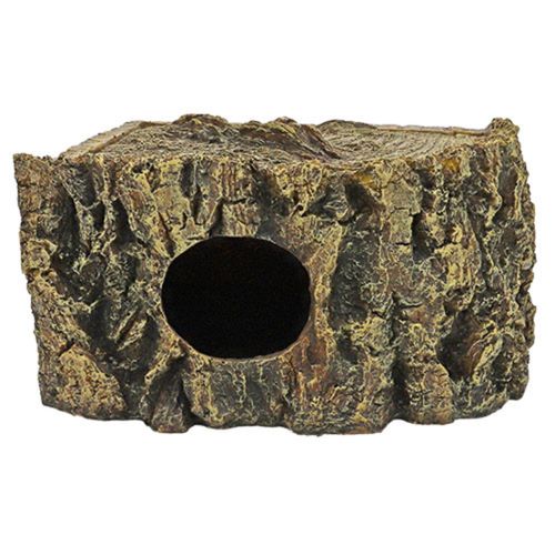 מערה פינתית לזוחלים Corner Cave Bark במידות 21X15X11