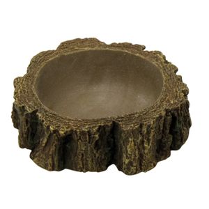 קערת מים לזוחלים Drinking Bowl Bark במידות 15X14X6