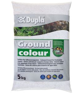 Dupla Ground colour Snow White 5kg | חצץ בצבע לבן אפרפר