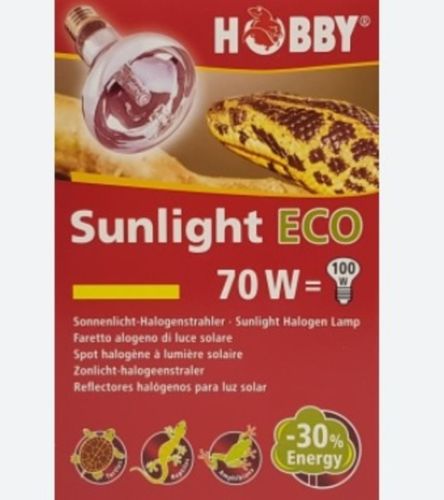 נורת שיזוף ייחודית וחסכונית לזוחלים 70 וואט | HOBBY Sunlight Eco 70w