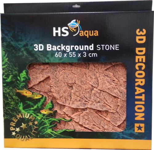 -HS 3D Background STONE | רקע תלת מימד פולימרי | צבע חום