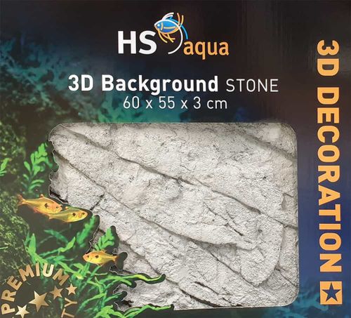 -HS 3D Background STONE | רקע תלת מימד פולימרי | צבע אפור