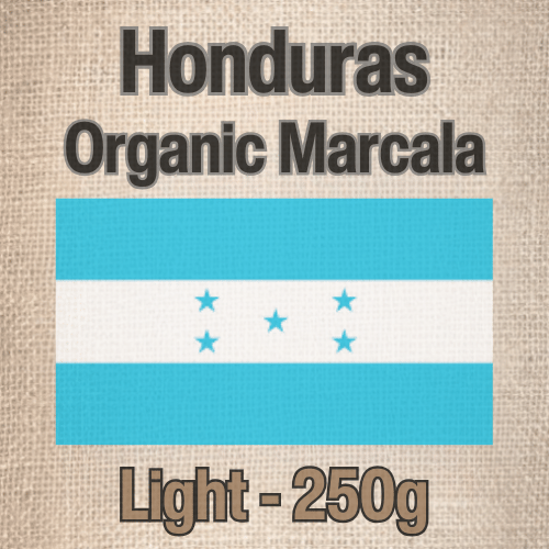 250 גרם פולי קפה בריוסו הונדורס אורגני בהיר Caffe Brioso Honduras Organic Marcala Light Roast