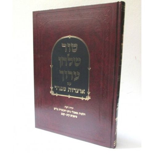 טור שלחן ערוך חלק ו' - מאכלי גויים - אוצרות ספרד