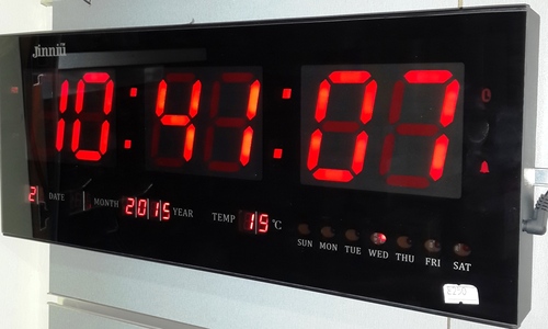 שעון קיר דיגיטלי LED חשמלי TTN6830 בירוק