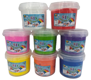 מארז של 250 גרם בצק משחק (מגוון צבעים)