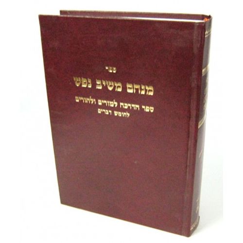מנחם משיב נפש - דברים