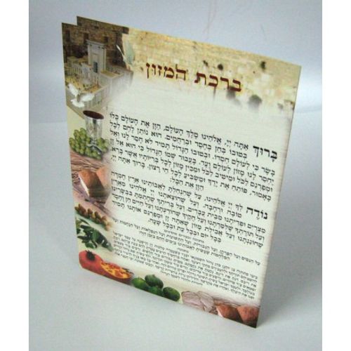 ברכת המזון בינוני אשכנזי x10