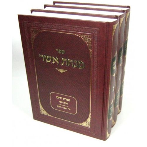 מנחת אשר אורח חיים ג