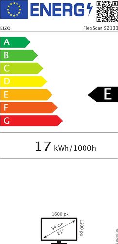 מסך מחשב Eizo FlexScan S2133-GY  צבע אפור