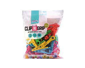 50 אטבי כביסה איכותיים שייני