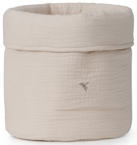 סל אחסון מעוצב מבד 100% כותנה טטרה מקולקציית TEA PARTY - שקיעה ורודה