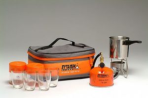 ערכת קפה אלפינית בתיק אמגזית מק"ט 22019