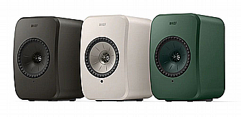 זוג רמקולים מדפיים מוגברים kef LSX II LT