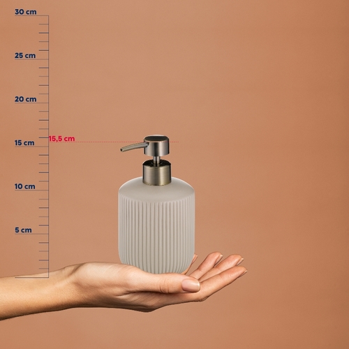 דיספנסר אפור כסוף ADELE soap dispenser