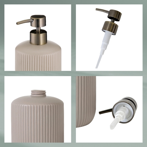 דיספנסר אפור כסוף ADELE soap dispenser