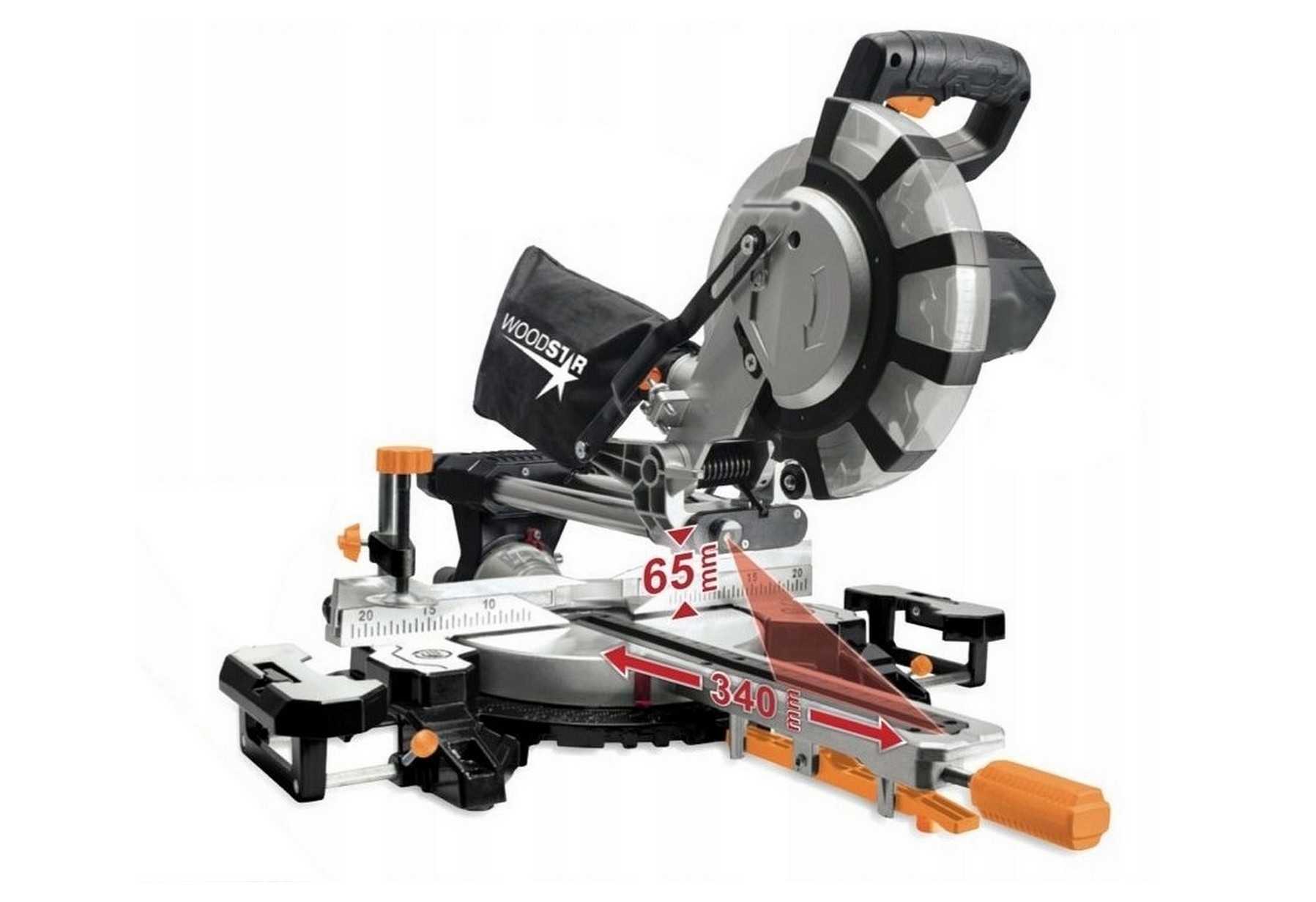 מסור גרונג פנדל "8 -210 מ"מ + לייזר SL99LXU WOOD STAR