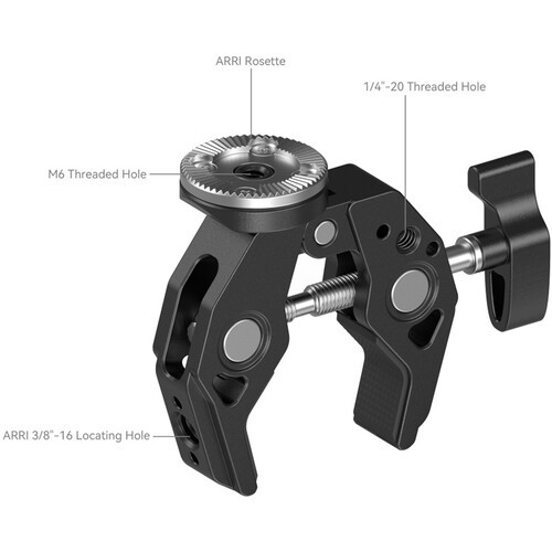SmallRig 4249 Super Clamp with ARRI-Style Rosette Mount