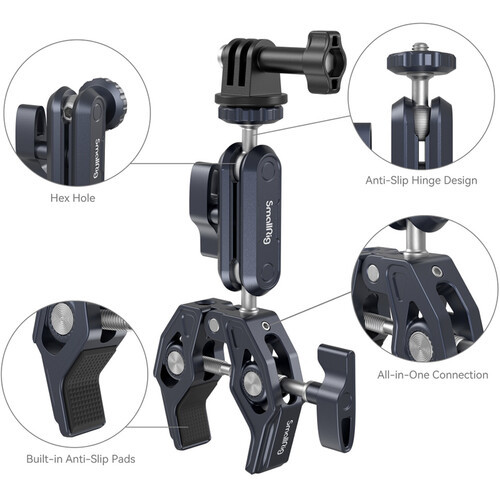 תופסן SmallRig  Super Clamp 3757B with Ball Head Magic Arm