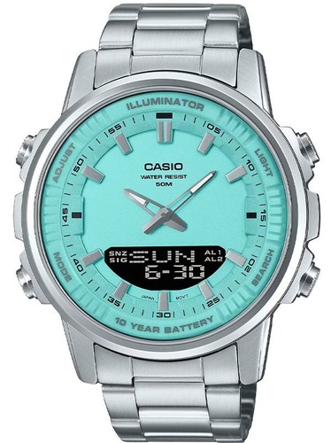 CASIO AMW-880D-2A2 TIFFANY משולב אנלוגי-דיגיטלי חדש
