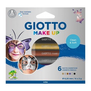 סט 6 עפרונות איפור מטאליים GIOTTO