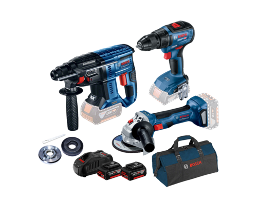 סט 3 כלים ליתיום Professional 18V- Li +  תיק נשיאה BOSCH