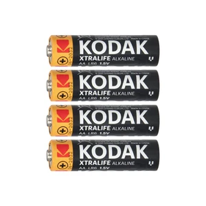 חבילת 4 סוללות קטנות Kodak Xtralife Alkaline AAA 