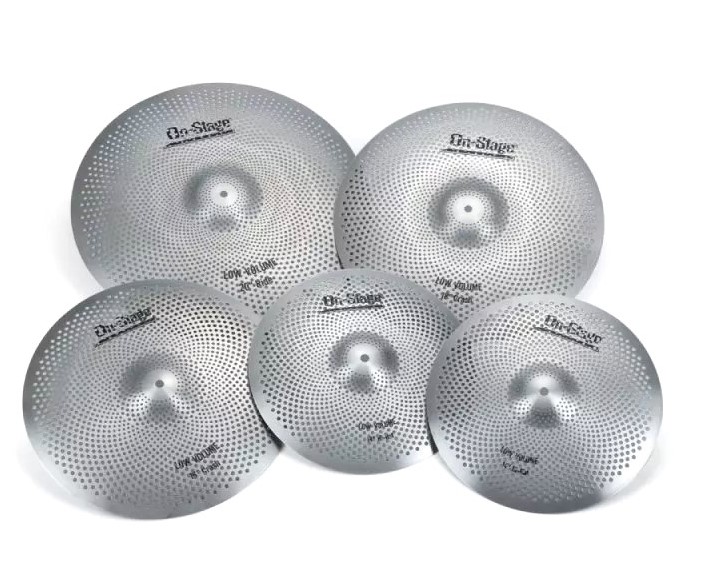 On Stage LVCP5000 Low Volume Cymbal Set 