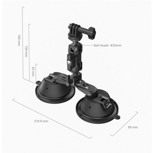 SmallRig 3566 Dual Suction Cup Camera Mount SC-2K