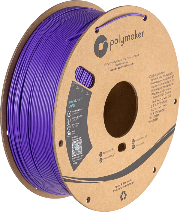 פילמנט סגול 1 ק"ג 1.75 מ"מ-  Polylite ABS Purple 